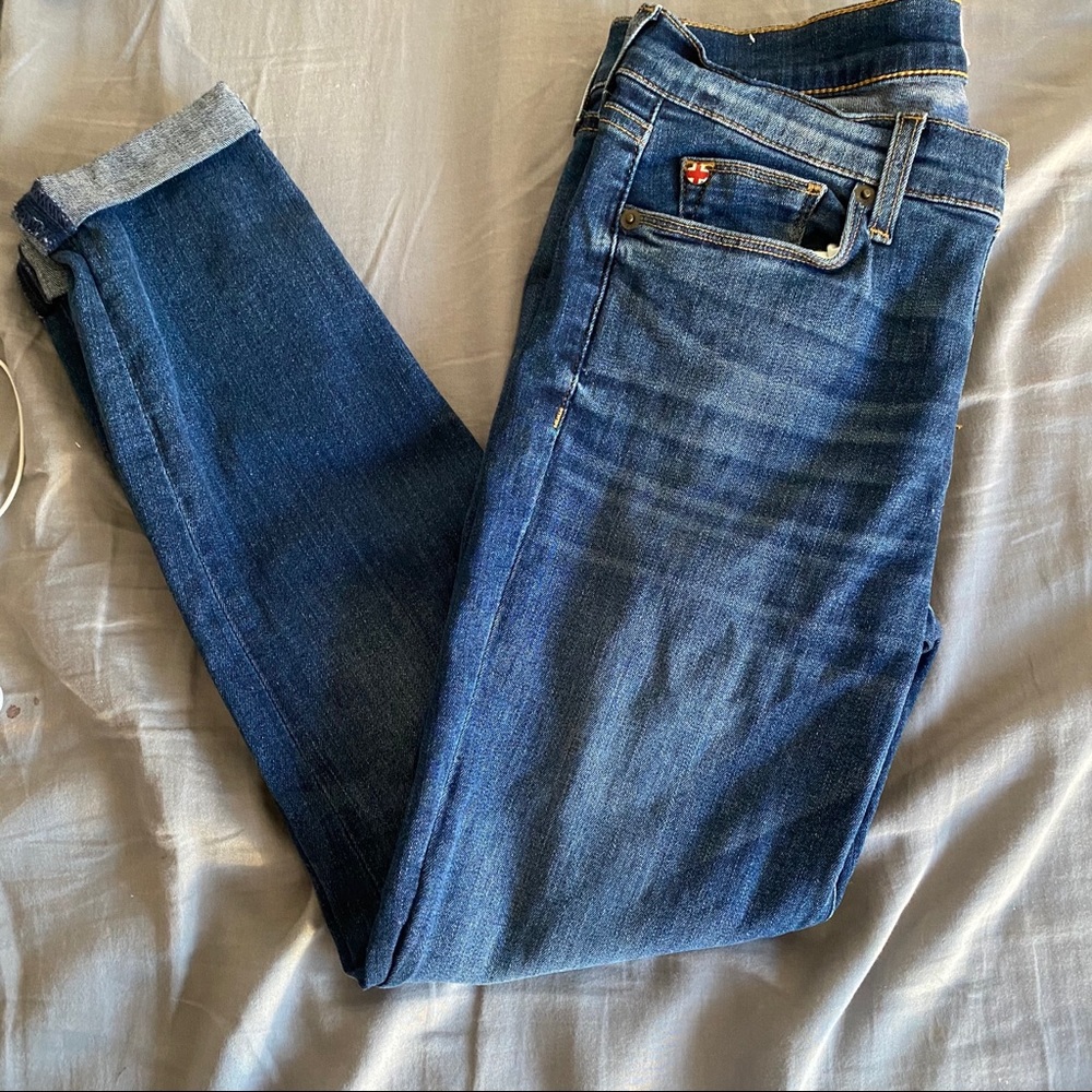 Vintage Hudson Crop Harkin Super Skinny Jeans